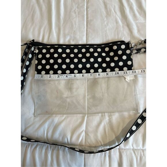 initials Inc Clear Baseball purse with shoulder strap says Play Ball - Picture 3 of 4